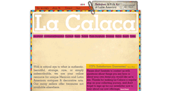 Desktop Screenshot of lacalaca.com