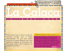 Tablet Screenshot of lacalaca.com